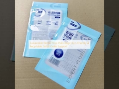 Duurzame Tandenstokers met Floss Zakjes | Milieuvriendelijk & Recyclebaar, Ondersteuning Kleine Bestellingen