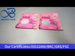 wasmiddelballen zakje met doorzichtig venster