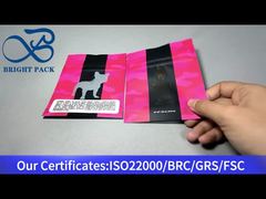 cannabis staande ritssluiting zak met doorzichtig venster