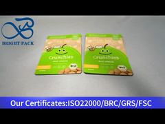 knapperige staande ritssluiting zakje