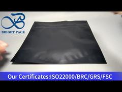 zwarte matte kindveilige zakjes