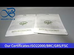 Opstaande ritssluitingszak voor badaccessoire