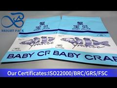 Opstaande ritssluitingszak voor Patagonische tandvis