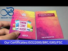 kleine mylar-voedselbewaarzakken met ritssluiting voor cannabisdestillaat