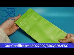 groene platbodemtas met ritssluiting