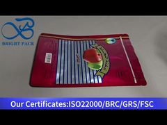 Menthol tabak ritssluiting plastic zak