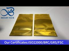 gouden op maat gemaakte kindveilige mylar-tas