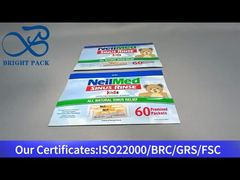 blauw opstaand ritssluitingszakje