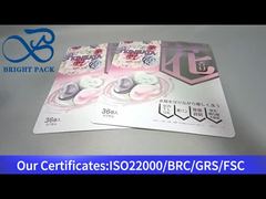 Opstaande ritssluitingszak voor wasmiddel met bloemengeur