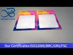 klein kabelritssluitingszakje met doorzichtig venster