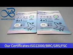 blauwe waspods opstaande zak met ritssluiting