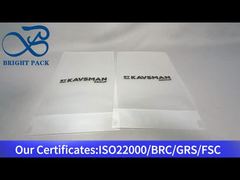 transparante opstaande plastic zak zonder ritssluiting