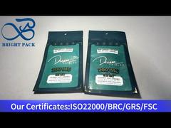 donkerblauw klein plastic zakje voor zeezout 200mg