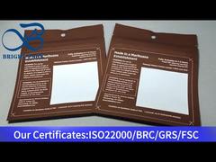 bruine kleine kindveilige mylar zakken 12g