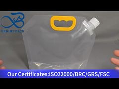 transparante draagbare draagtas met grote capaciteit