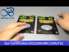 bruine kindveilige ritszakken met Amerikaans patent