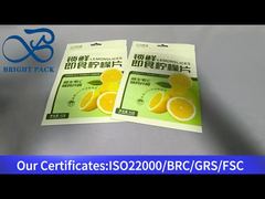 Stand-up rits zak voor citroensnipsels 62g