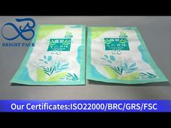 witte stand-up plastic zak voor wasperlen 400g