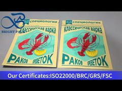 aluminium-plastiek ritszak met gemakkelijk te verscheuren opening