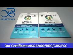 blauwe plastic zak voor hondenvoeding 170g