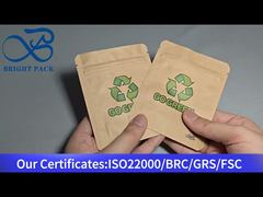 milieuvriendelijke kraftpapier opstapzak