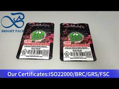 op maat gemaakte kinderwaardige uitlaatzakken voor cannabis-geïnfundeerde indica gummy