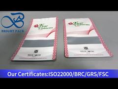 witte stand-up ritszak met doorzichtig raam