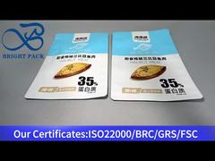 blauwe aluminium plastic zak voor visverpakking