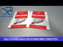 witte plastic verpakking met ritssluiting voor badreiniger, ontsmettingsmiddel 80 g