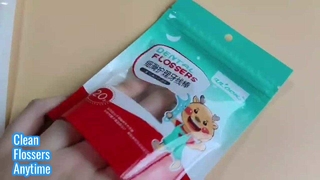 Luchtdichte plastic zakken met ritssluiting voor tandflossers, opslag en reizen, mondhygiëne