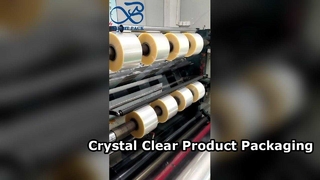 Transparante verpakkingsrolfilm Hoge helderheid Food Grade flexibele verpakkingsfilmrol