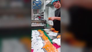 Op maat gemaakte voedselveiligheidszakjes Op maat gemaakte merklogo Voedselzakje