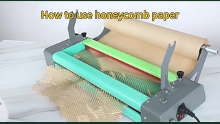 Eco-Friendly Recyclable Kraft Honeycomb Paper Roll