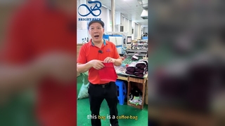 Plastic koffiezak met klep Luchtdichte opslag van gebrande koffiebonen