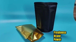 Chinese fabrikanten meerkleurendruk aluminiumfolie composiet opstaande zakken met rits