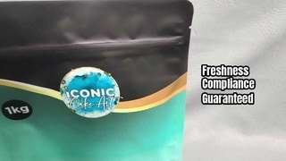 FDA-conforme zakken met platte bodem en ritssluiting