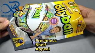 Hersluitbaar opstaand zakje met ritssluiting