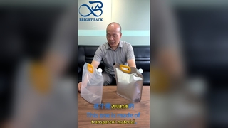 Verdikte transparante uitloopzakjes, lekvrij vloeistofverpakkingszakje van voedingskwaliteit