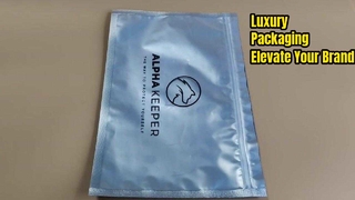 Luxe matte plastic zakken met ritssluiting voor merkdetailhandel en premium productverpakkingen