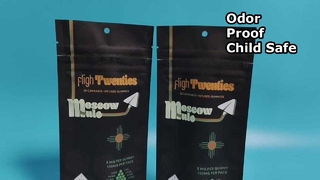 Geurbestendige Mylar-tas Kindveilige bulk voor Amerikaanse cannabismerken