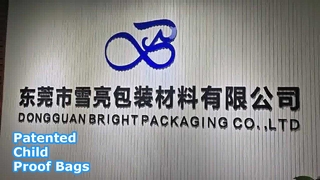 Gepatenteerde, op maat gemaakte kindveilige Mylar-tassen