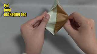 Voedsel voor huisdieren verpakkende zak