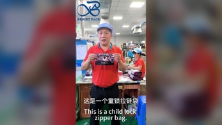 Amerikaans patent cannabisverpakkingszak Kindveilige geurbestendige veilige opslag