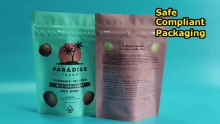 Op maat gemaakte kindveilige zakken voor cannabis met door de VS gepatenteerde CR-conformiteitsoplossingen