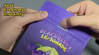 zelfsluitende plastic zak