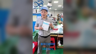 Plastic zak met doorzichtig venster Duurzame hersluitbare visuele verpakkingstas