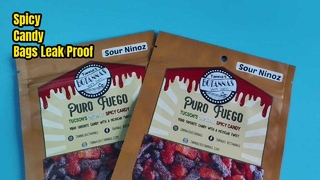 Lekvrije pittige snoepzak met ritssluiting voor versheid en kindveilige opslagoplossingen