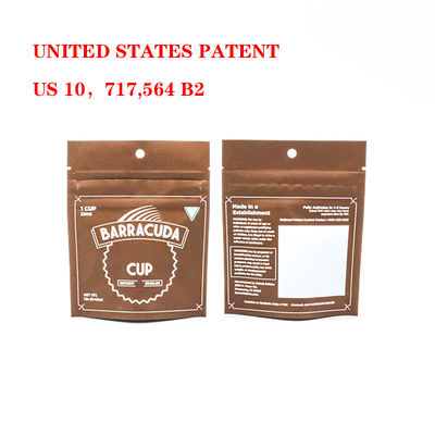 Gepersonaliseerde geurbestendige kinderbestendige Mylar-zakken met veilig plastic ritslot voor tabaksverpakkingen