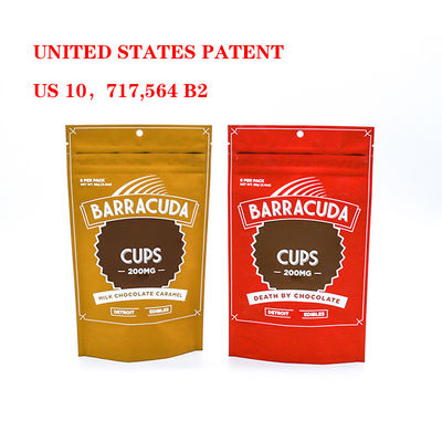 5x8 8 x 12 wegwerp Mylar zak Kinderwaardig zakken Geurbestendige beveiligde plastic rits slot