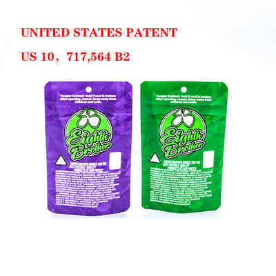 Geurbestendige plastic rits slot kind beschermende zakken zelfstandige voedselzak op maat gemaakt